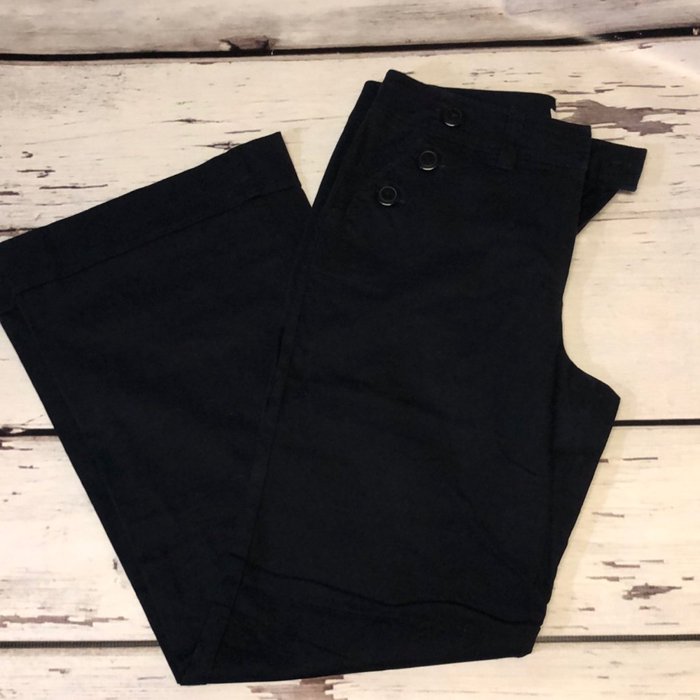 Black sailor pants